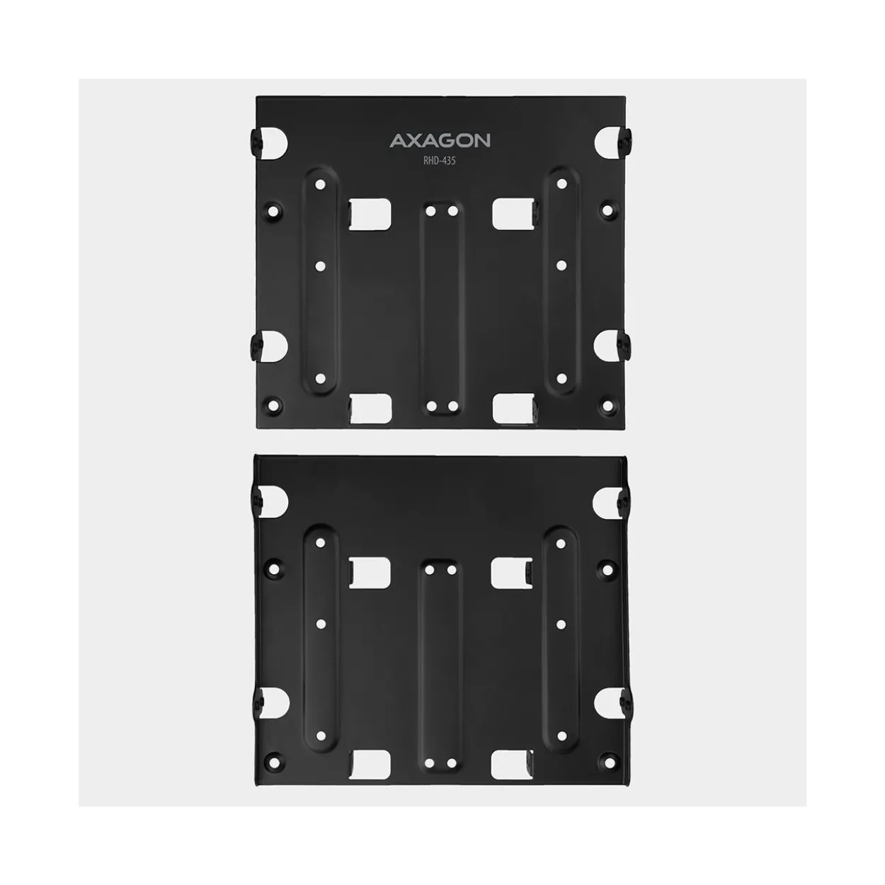 Axagon RHD-225 Halterahmen für 4x 2,5"/2x 2,5" + 1x 3,5" im 5,25" Slot - schwarz