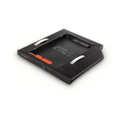 AXAGON RSS-CD09 2.5 Zoll SSD/HDD Adapter für optisches Laufwerk, 9,5 mm, LED