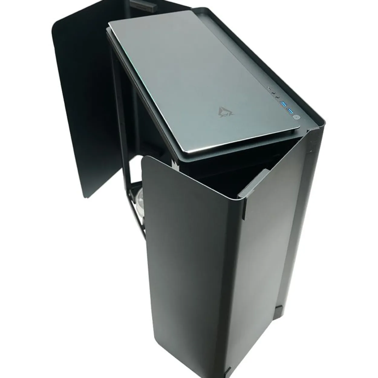 Azza Cast 808 Midi Tower ohne Netzteil schwarz