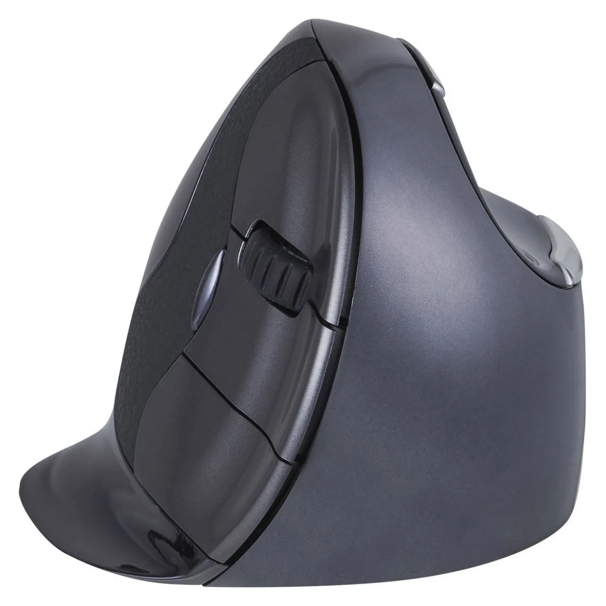 BakkerElkhuizen Evoluent D Vertikale Maus Large 2.4 GHz und USB grau/schwarz (kabellos)