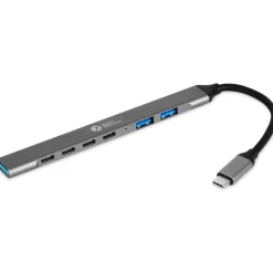 BakkerElkhuizen USB-C Hub 7-in-1 (3A+4C) retail