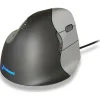 BakkerElkhuizen VerticalMouse 4 Rechts USB anthrazit/silber (kabelgebunden)