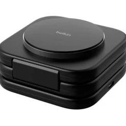 BELKIN BOOST CHARGE PRO QI2 3IN1 MAGN REISELADEGERT 15W SCHWARZ WIZ024HQBK