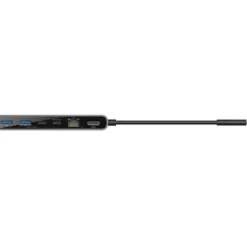 BELKIN CONNECT 8-IN-1 USB-C HUB DUAL USB-C PORTS - SILBER