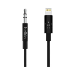 Belkin MixIT Lightning auf 3,5mm AUX Kabel, 0.9 m, schwarz