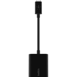 Belkin RockStar USB-C Audio- und Ladeadapter, schwarz
