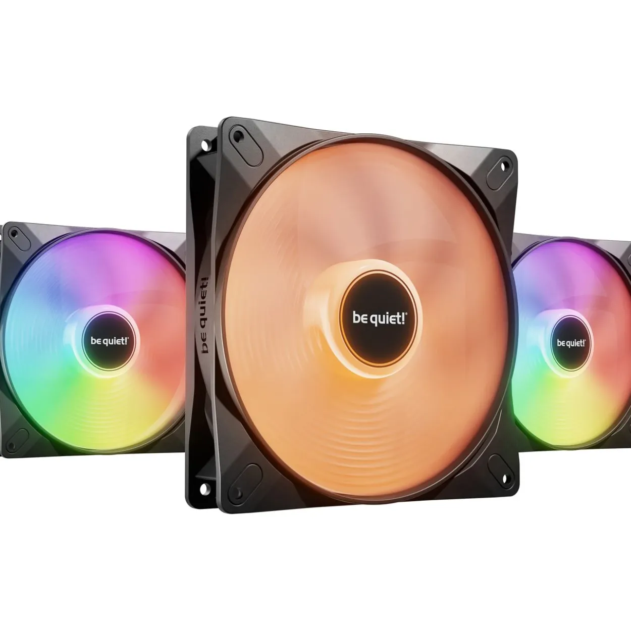 be quiet! Light Wings LX PWM High-Speed 3er-Pack 140x140x25mm 1800 U/min 30.5 dB(A) schwarz/weiß