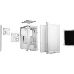 be quiet! Pure Base 501 Airflow Midi Tower ohne Netzteil weiss