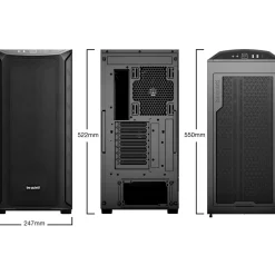 be quiet! Shadow Base 800 Midi Tower ohne Netzteil schwarz