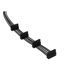 be quiet! 4x SATA, 720mm schwarz Erweiterungskabel für be quiet! Modular Netzteile (4PE0001300GP)
