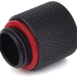 BitsPower Adapter G1/4 Zoll AG auf G1/4 Zoll IG - 15mm, carbon schwarz