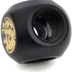 BitsPower Adapter T-Splitter 3x G1/4 Zoll IG - carbon schwarz