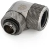 BitsPower Advanced Multi-Link Adapter Anschluss 90 Grad G1/4 Zoll AG auf 16mm AD Hardtube - drehbar, schwarz