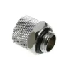 BitsPower Anschluss gerade G1/4 Zoll AG auf 10/8mm - II, silber glänzend