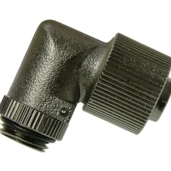 Bitspower Anschluss gewinkelt 1x Gewinde G1/4"/13/10mm schwarz