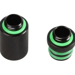 Bitspower Direct-Connect Set gerade G1/4 Zoll AG - extra lang, schwarz