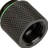 Bitspower Verlängerung 15mm gerade 1x Gewinde G1/4" / 1x Innengewinde IG1/4" matt schwarz
