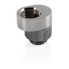 BitsPower X-Cross Adapter G1/4 Zoll AG auf G1/4 Zoll IG - 5mm Versatz, schwarz glänzend