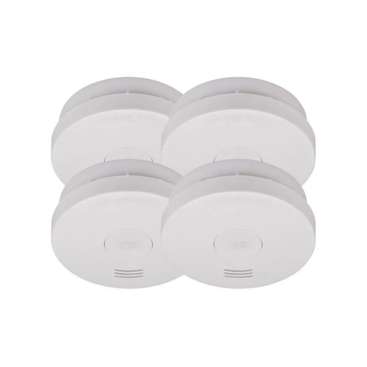 brennenstuhl Rauchmelder RM L 3100, 85 db, 4er-Pack, weiss