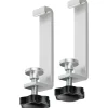 Brennenstuhl 2x Klemmhalter Steckdosenleiste Silber (1990500010)