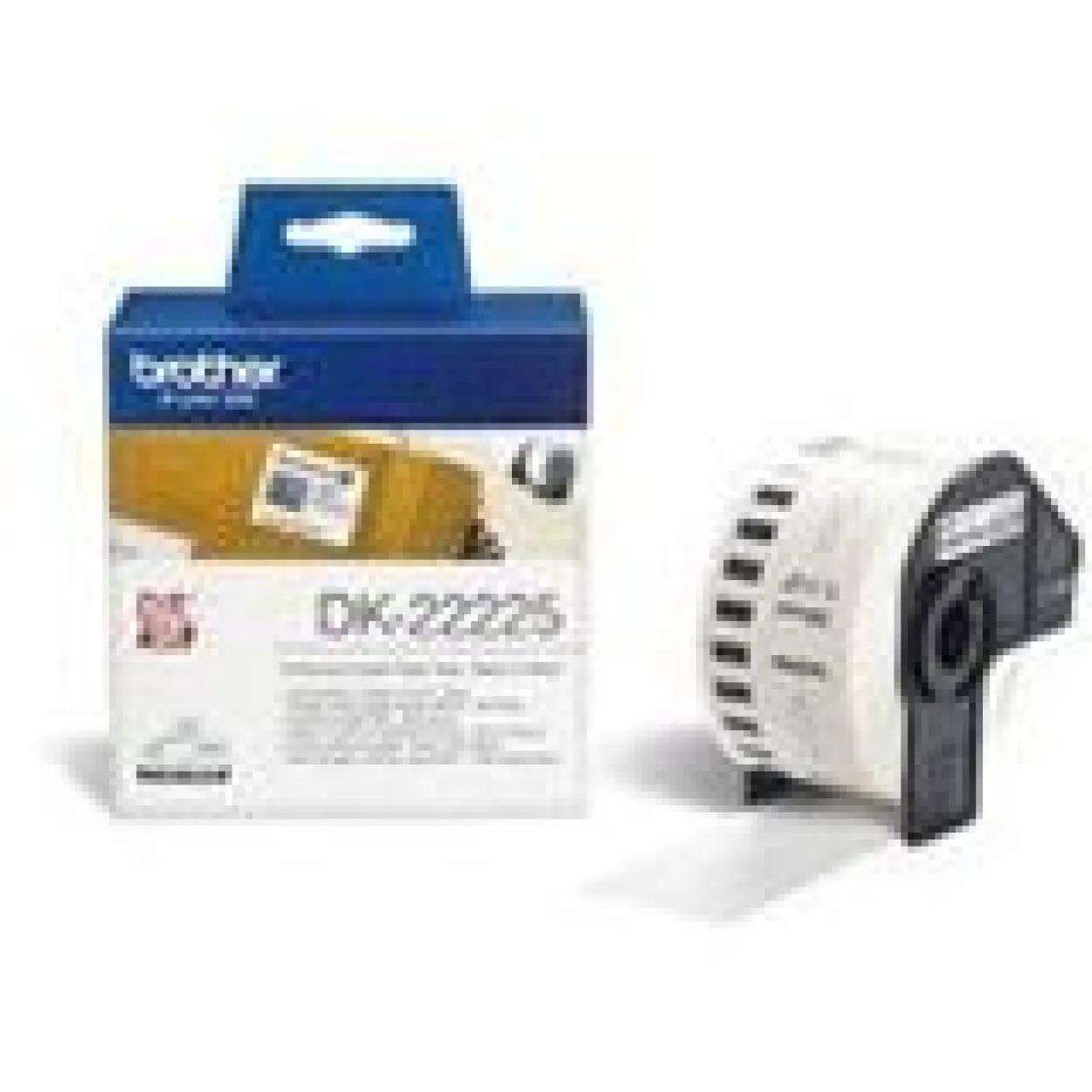Brother DK-22225 Endlosetiketten (1 Rolle (3.8 cm x 30.48 m))