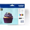Brother LC123 4er-Pack - Schwarz, Gelb, Cyan, Magenta - original - Blisterverpackung - Tintenpatrone - für DCP-J100, J105, J132, J152, J552,