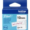 Brother Schriftband 12mmx4m rot/transparent BTAG-132