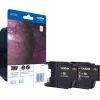 Brother Tinte LC1220BKBP2 / LC-1220BKBP2 Doppelpack Schwarz