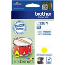 Brother Tinte LC22UY LC22UY gelb