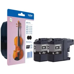 Brother Tinte LC127XLBKBP2 / LC-127XLBKBP2 XL Doppelpack Schwarz