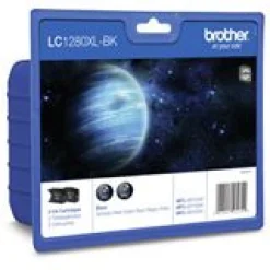 Brother Tinte LC-1280XLBK 2er-Pack LC-1280XLBKBP2 schwarz