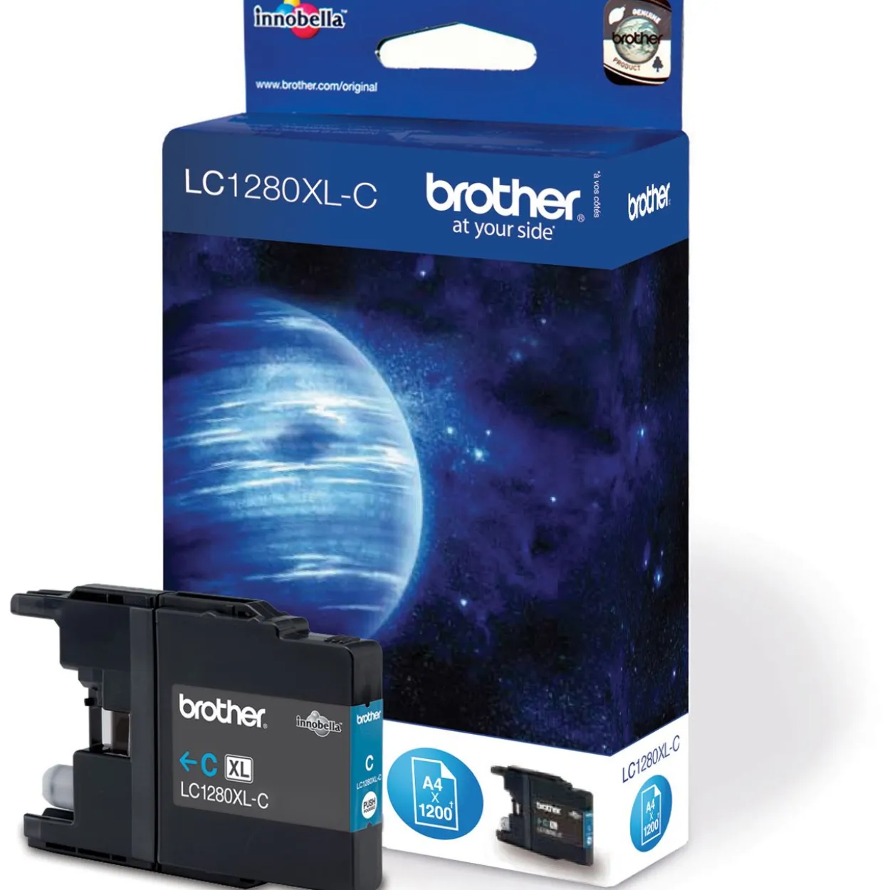 Brother Tinte LC1280XLC cyan