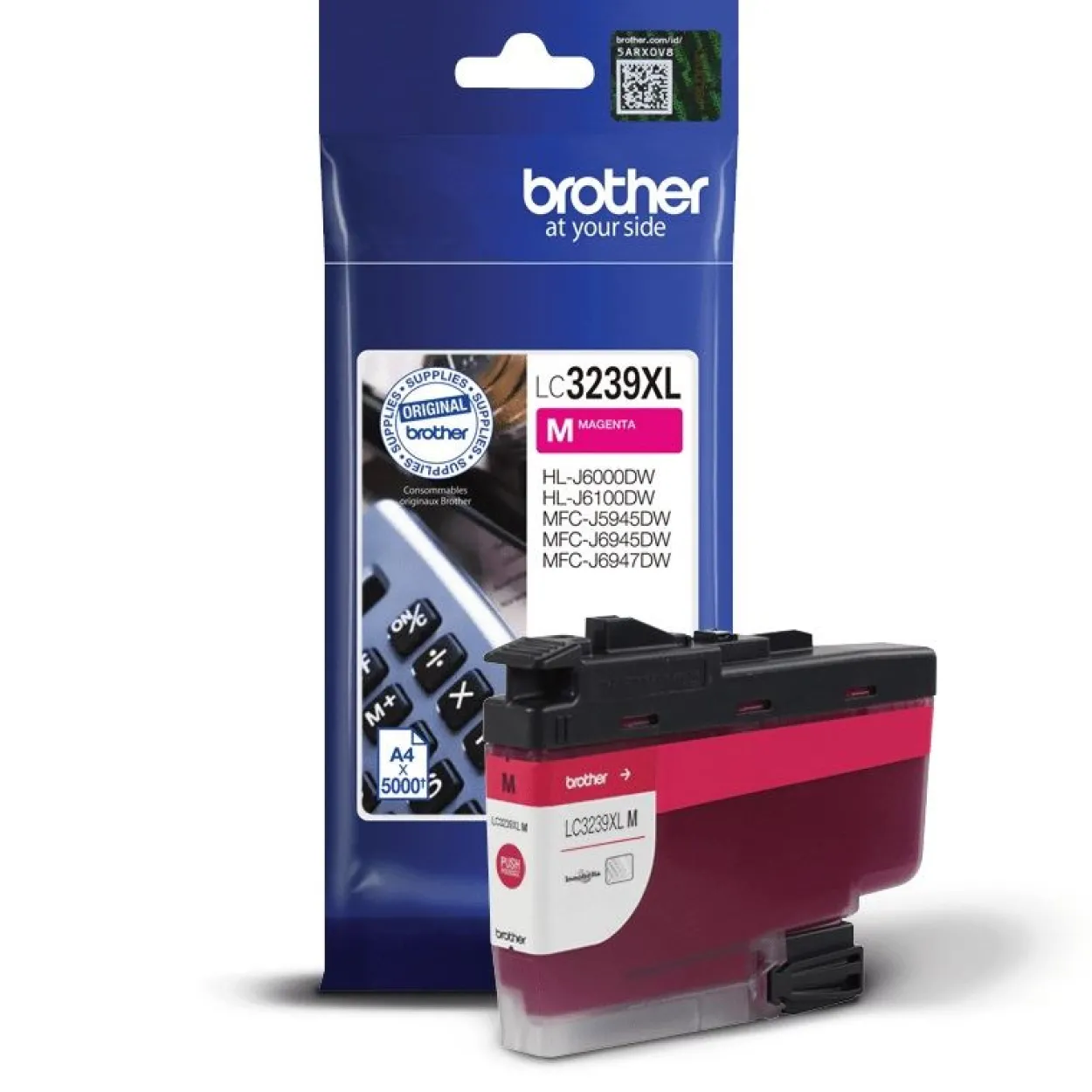 Brother Tintenpatrone LC-3239M (ca. 5000 Seiten) magenta