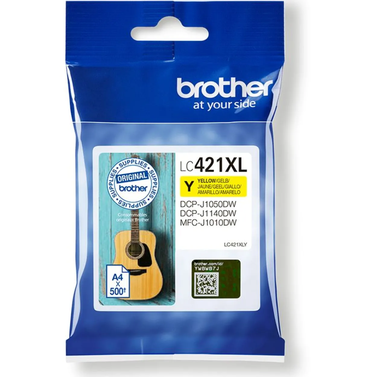 Brother Tintenpatrone LC-421XLY - Gelb