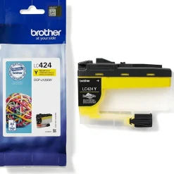 Brother Tintenpatrone LC-424Y gelb