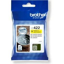 Brother Tintenpatrone LC-422Y Gelb (ca. 550 Seiten)