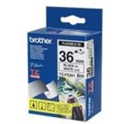 Brother TZEFX261 PT 36mm WH-BK