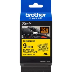 Brother TZEFX621 PTOUCH9mm Y-B