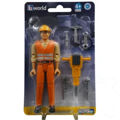 Bruder - bworld Bauarbeiter mit Zubehör