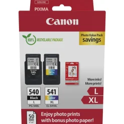 CANON 5224B012 PG540L+CL541XL Pixma MG Tinte+Fotopapier (2) blk-col HC w/o SEC