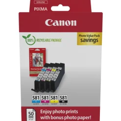 Canon Ink/CLI-581 BK/C/M/Y PHOTO VALUE