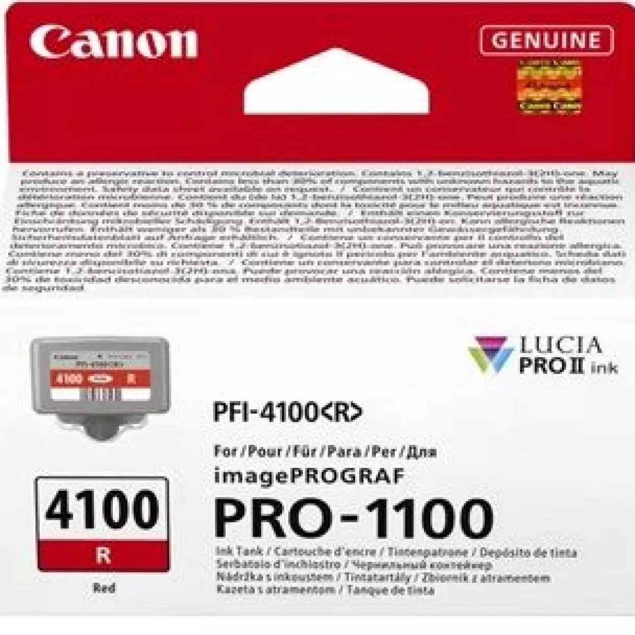 CANON INK PFI-4100 R RED INK TANK
