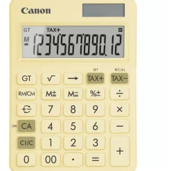 Canon LS-125KB-PYL Tischrechner pastellgelb
