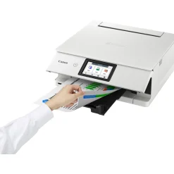 CANON PIXMA TS8751 WH Inkjet Multifunction Printer 15ppm