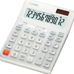 CASIO DE-12E-WE Tischrechner weiß