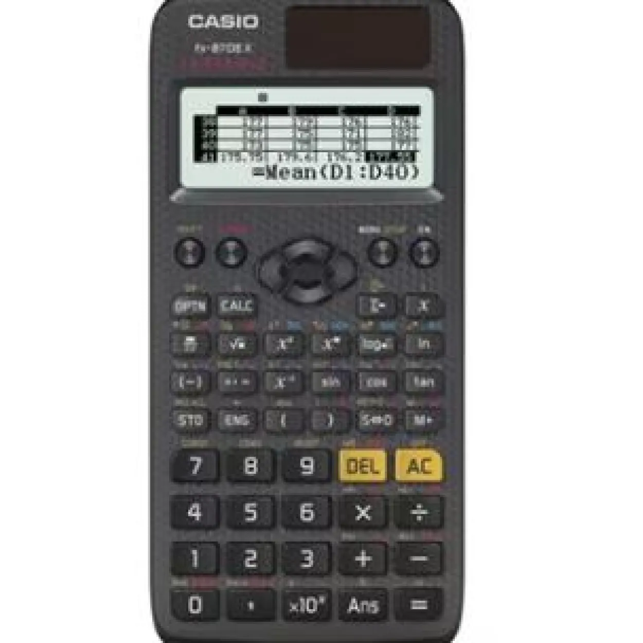 CASIO FX-87DE X Wissenschaftlicher Taschenrechner schwarz