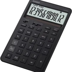 CASIO JW-200DQ-BK Taschenrechner eisenschwarz