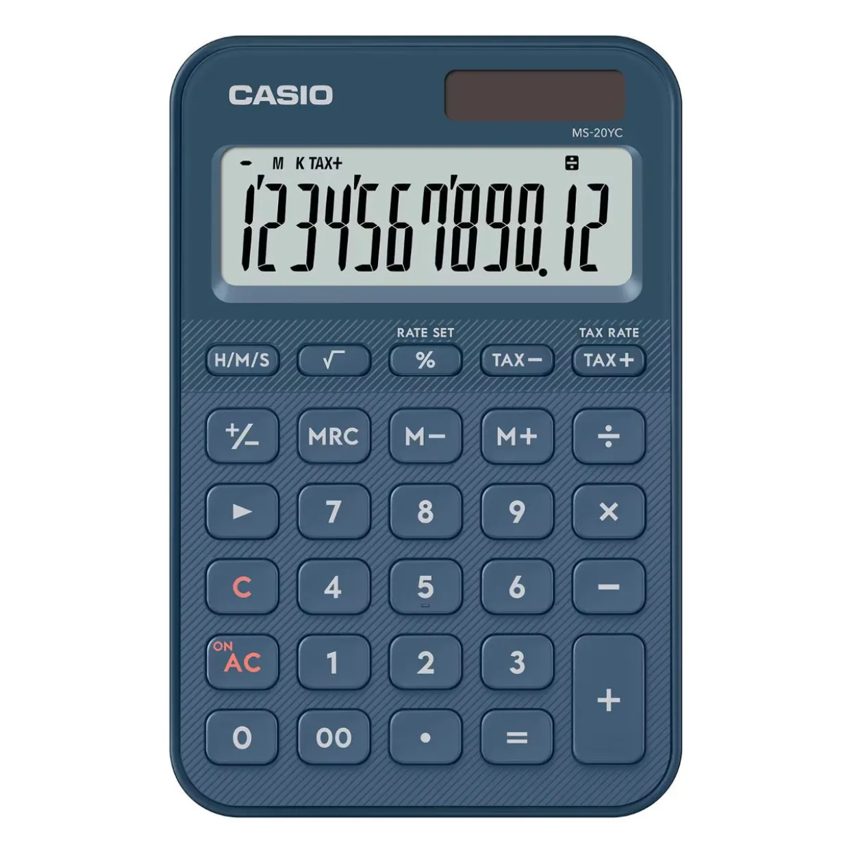 CASIO MS-20YC-NY Taschenrechner marineblau