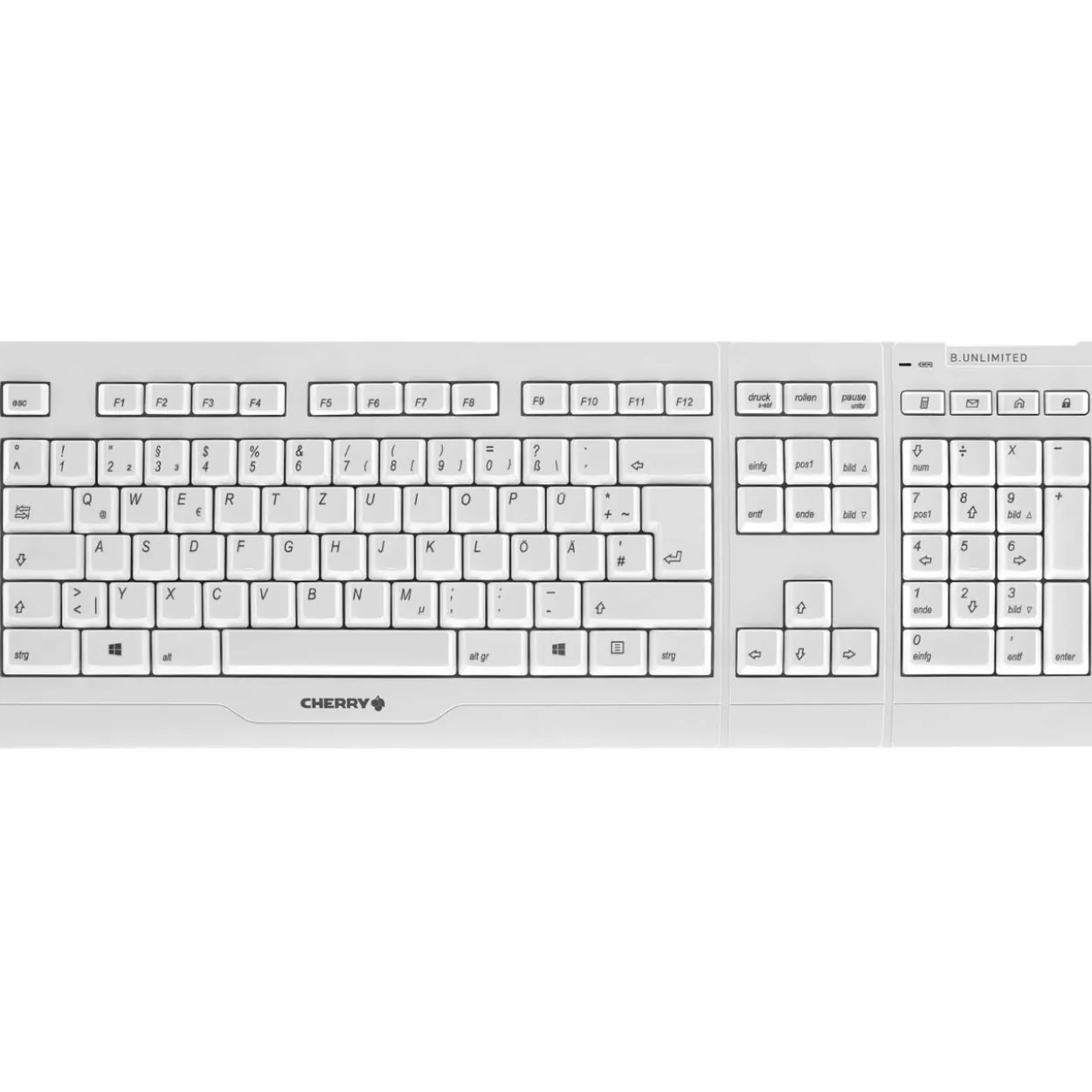 CHERRY B.Unlimited 3.0 Deutsch USB grau