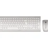 CHERRY DW 8000 mit Laserbeschriftung Deutsch USB weiß/silber